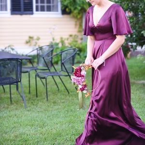 David’s Bridal “Wine” Dress